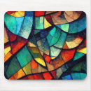 Recherche de vitrail tapis souris Orange