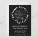 Recherche de heureux halloween invitations Noir et blanc