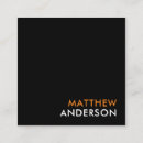 Recherche de noir blanc orange cartes visite Minimaliste