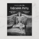 Recherche de skeleton halloween invitations Noir et blanc