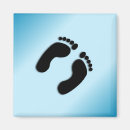 Recherche de empreinte du pied magnets Pieds