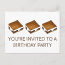 Recherche de le feu de camp invitations S'mores