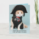 Recherche de chat pirate vœux cartes Chats