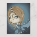 Recherche de dragon bleu cartes postales Fée