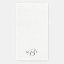 Recherche de police serviettes Monogramme