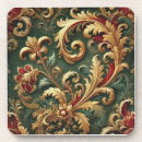 Recherche de baroque dessous de verres Élégant