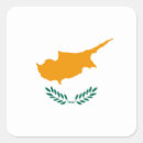 Recherche de la chypre autocollants Drapeau