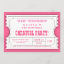 Recherche de billet de carnaval invitations Fille