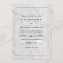 Recherche de marbre noir et blanc invitations Classique