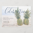 Recherche de ananas moderne invitations Tropical