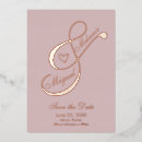 Recherche de blush wedding save the dates Or rose