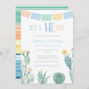 Recherche de muchacho baby shower invitations Fiesta