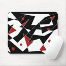 Suche nach rot mit weissen punkten mousepads Modern