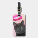 Recherche de chat rose bagages étiquettes Animaux