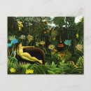 Recherche de reve cartes postales Henri rousseau