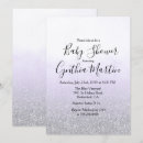 Recherche de violet baby shower invitations Pastel