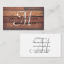 Recherche de monogramme e cartes visite Simple