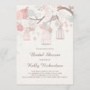 Recherche de cage oiseaux vintage invitations Bride