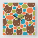 Suche nach moderne katze wanduhren Muster