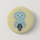 Suche nach retro roboter buttons Science fiction