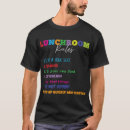 Recherche de school cafeteria tshirts École