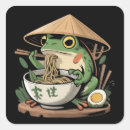 Recherche de mangeant autocollants Grenouille mignonne