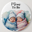 Recherche de jumelle de fille badges Mother to be