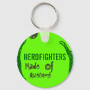 Recherche de nerd porteclés Vert