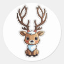 Recherche de renne mignon autocollants Animal