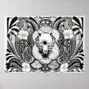 Recherche de loup tribal posters Tatouage