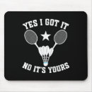 Recherche de match tennis tapis souris Badminton drôle