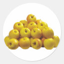 Recherche de pomme jaune autocollants Nourriture