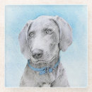 Recherche de weimaraner dessous de verres Gris
