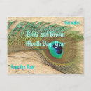 Suche nach pfau save the date postkarten Elegant