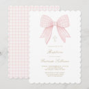 Recherche de gingham invitations Bébé fille