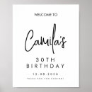 Suche nach 30 geburtstag poster Minimalistisch