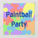 Recherche de partie paintball invitations Coloré