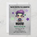 Recherche de monster mash invitations Violet