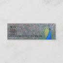 Recherche de conception de paon cartes visite Professionnel