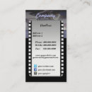 Recherche de cinématographique cartes visite Producteur