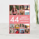 Recherche de 44 ans anniversaire cartes Quarante quatrième