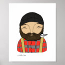 Recherche de bucherons posters Bûcheron