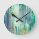 Recherche de peint à la main horloges Vert