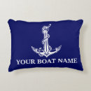 Recherche de bateaux voile coussins Bleu marine et blanc