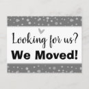 Recherche de nouvelle adresse drôle cartes postales Moderne