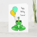Suche nach frosch geburtstag karten Für kinder