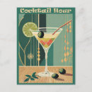 Recherche de heure de cocktail cartes postales Milieu du siècle