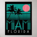 Suche nach miami beach poster Vintag