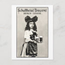 Recherche de bière allemande cartes postales Vintage