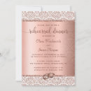 Recherche de rose gold glitter invitations Bride